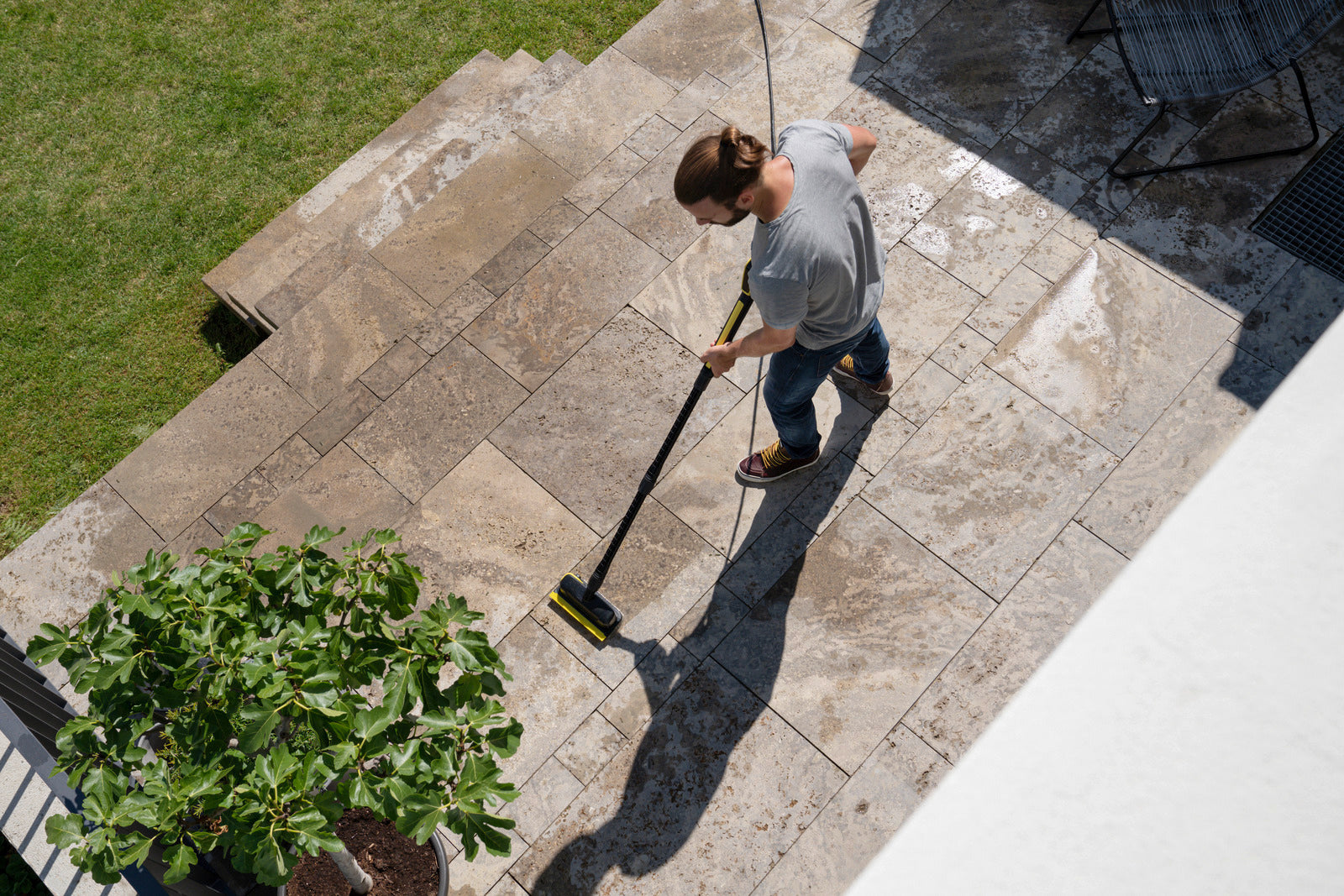 KARCHER Spazzolone Lavasuperfici PS 30 Plus - Colore: nero