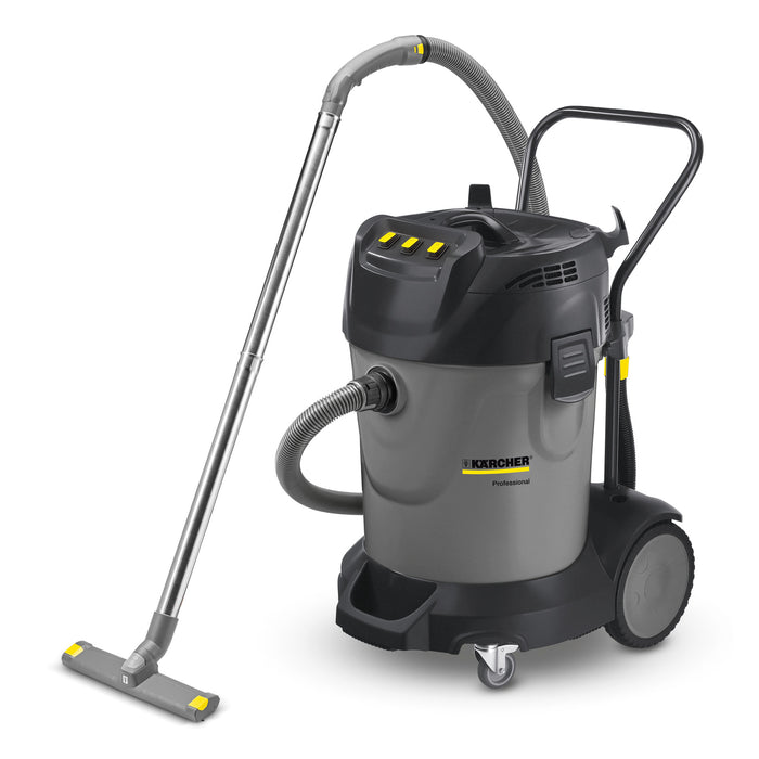 KARCHER Bidone aspiratutto Professionale NT 70/3 - Portata aria: 3 x 74 l/s - Aspirazione: 254 / 25.4 mbar / kPa - Capacità del contenitore: 70 l