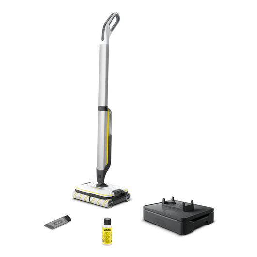 KARCHER Lavapavimenti senza fili FC 7 Cordless - Prestazioni di area per carica della batteria: circa. 175 m² - Capacità serbatoio acqua dolce: 400 ml - Capacità serbatoio acqua sporca: 200 ml