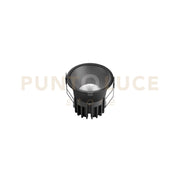 INCASSO LED QUARK NERO TONDO COB 12W 1300LM CCT 3000K / 4000K / 6500K 8,5X8CM