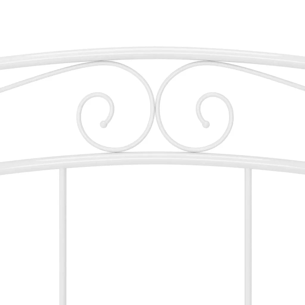 Giroletto-Struttura Letto Bianco in Metallo 140x200 cm 227051