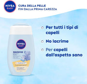 NIVEA BABY SHAMPOO DELICATO & NEUTRO 200 ML DETERSIONE DELICATA NO LACRIME SENZA SOLFATI