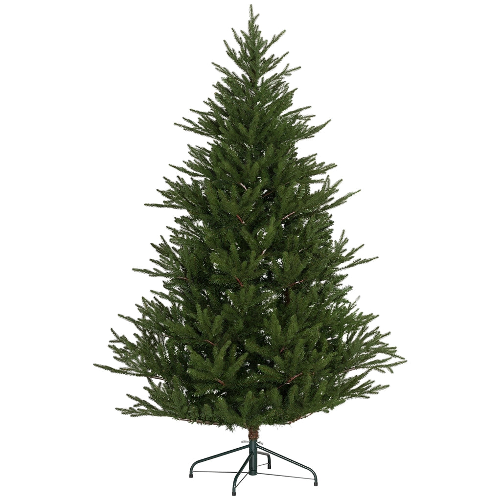 Albero di Natale 183 cm ¨C zephmum ¨C Realistico plastica antincendio con supporto