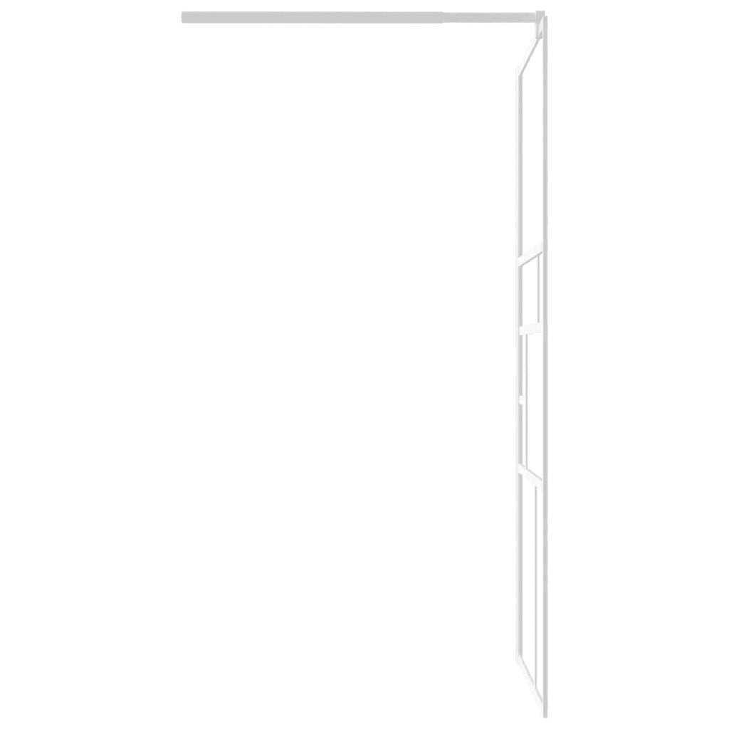 Parete per Doccia Walk in 80x195 cm in Vetro ESG Bianco 151868