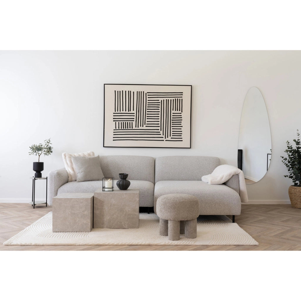 Cuscino Decorativo Kobe, Beige, Poliestere, 1x45x45 cm