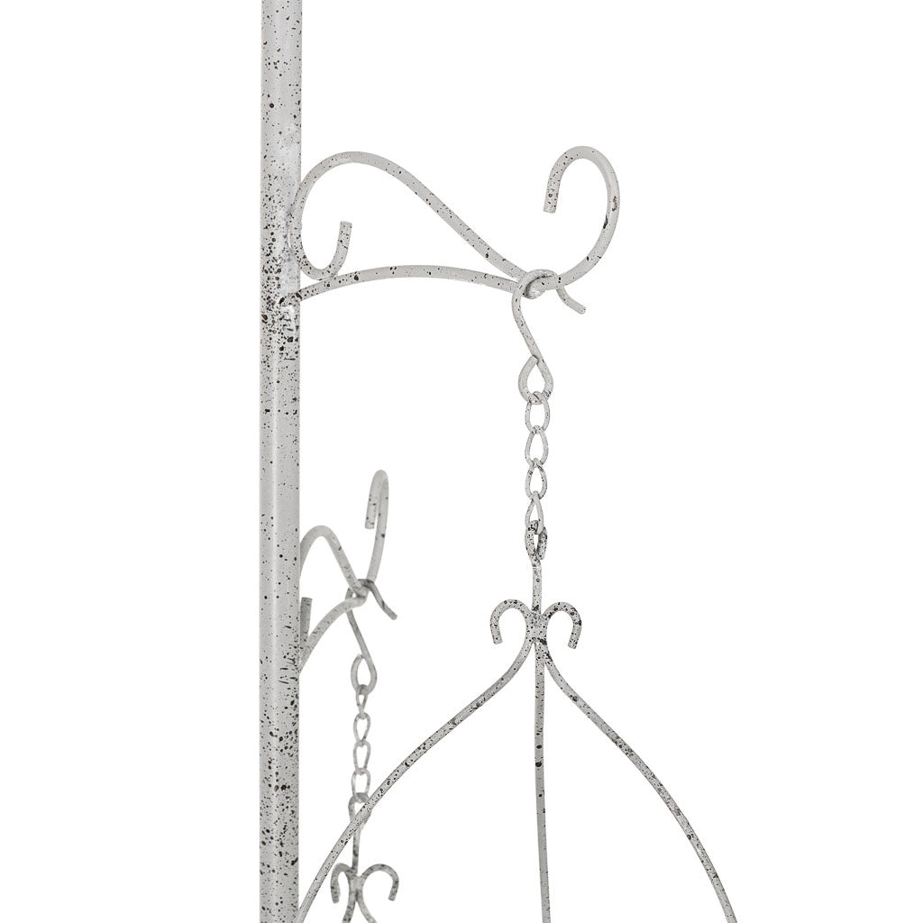 Portavasi in metallo per 3 vasi 43,82x38,74x169,55h cm