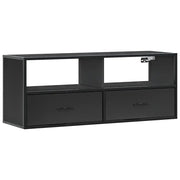 Mobile TV | Armadietto TV | Mobile Porta TV Nero 100x31x39,5 cm in Truciolato e Metallo