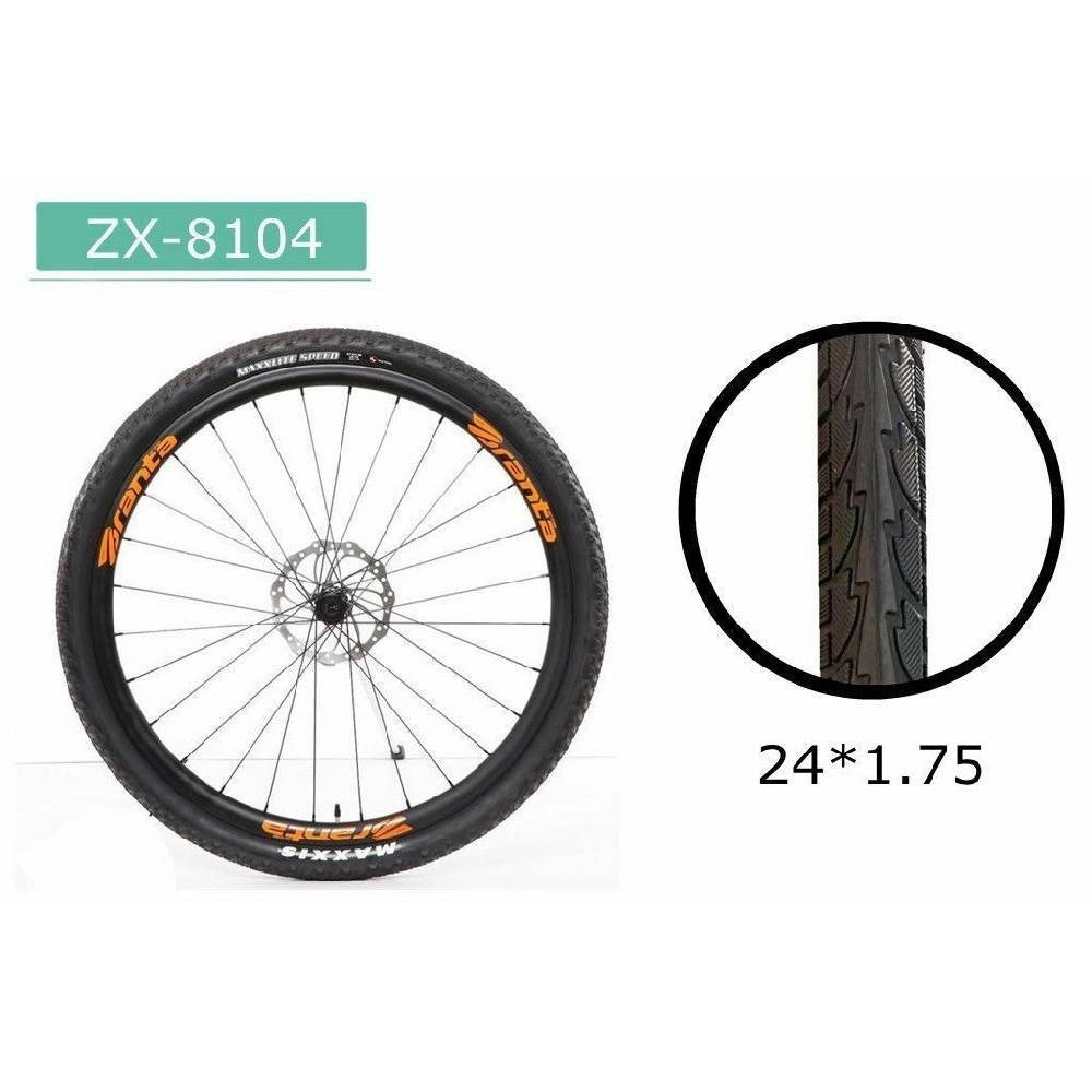 Trade Shop - Copertone Ruota Pneumatico Gomme Per Bici Bicicletta Mtb Bike 24×1.75 Zx-8104 -