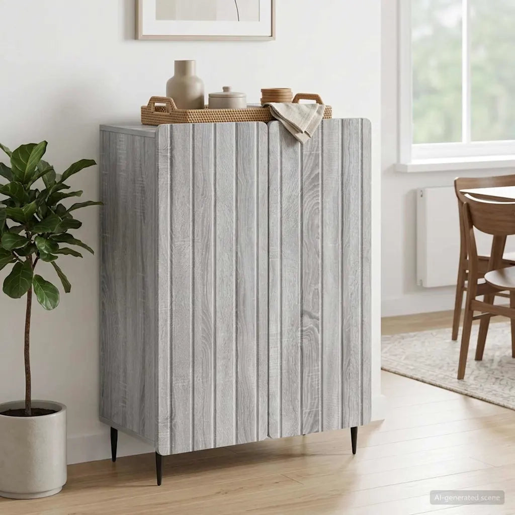 Credenza Grigio Sonoma 66 x 34,5 x 92 cm Legno ingegnerizzato 894361