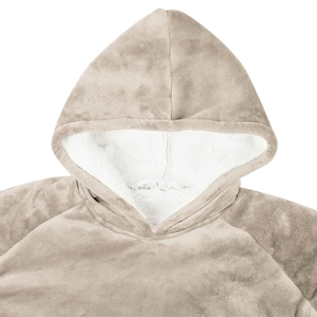 Felpa coperta Beige L Pile e Flanella CFW3200786