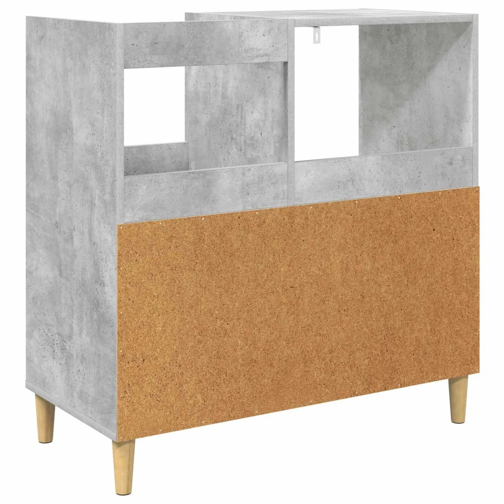 Supporto per giradischi Grigio Cemento 82 x 39,5 x 82,5 cm 8012885