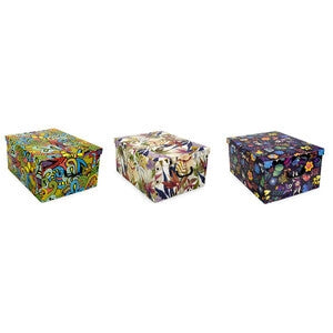 SCATOLA IN CARTONE 50X39XH25,4CM FANTASIE ASS- 1,0 pz