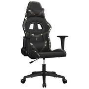 Sedia da Gaming | Sedia da e-sports Nero e Mimetico in Similpelle