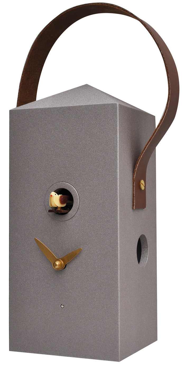 Orologio a Cucù da Parete 12x27x12cm Pirondini Italia Lanterna Argentato