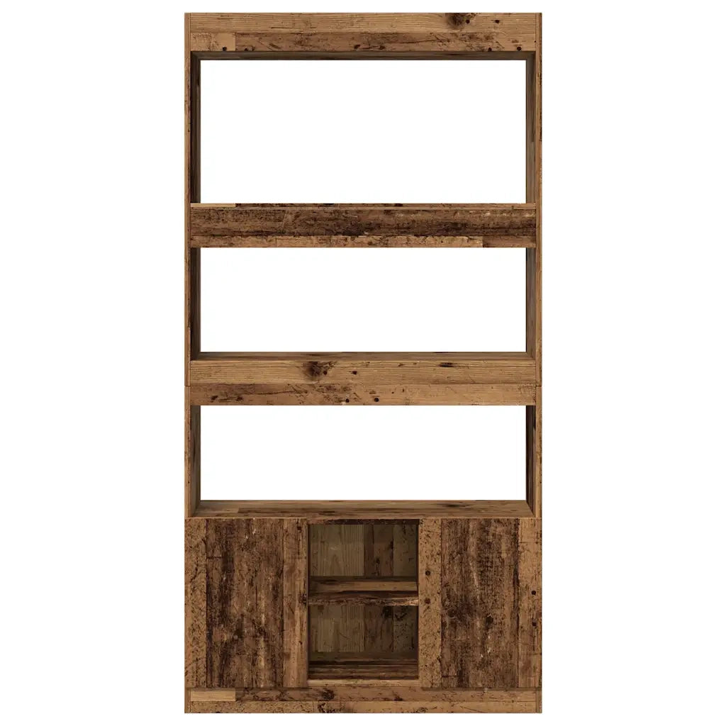 Credenza Legno Antico 92x33x180 cm in Legno Multistrato 3309625