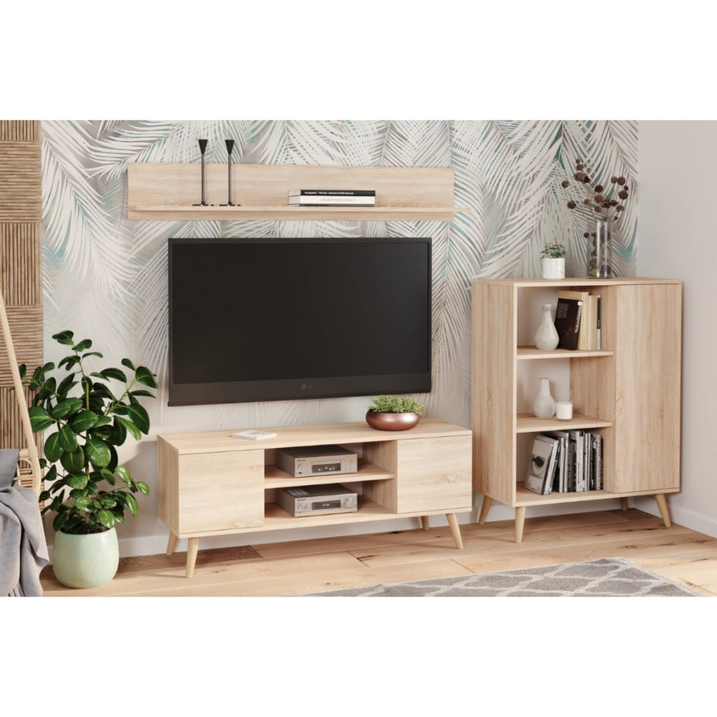 Mensola a muro Shelf 100 cm in rovere sonoma