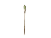 TORCIA IN BAMBU' CON PUNTALE- - cm.150h. con serbatoio ø cm.20x7h. - 8 pezzi LAPILLO