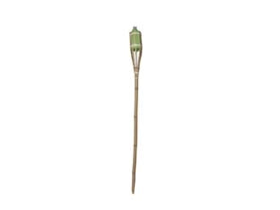 TORCIA IN BAMBU' CON PUNTALE- - cm.150h. con serbatoio ø cm.20x7h. - 8 pezzi LAPILLO