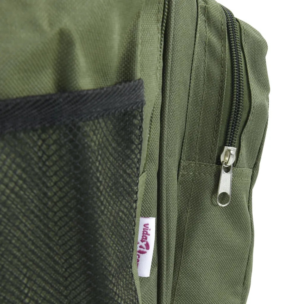 Borsa da Pesca Impermeabile Verde Scuro in Tessuto Oxford CFW3833427