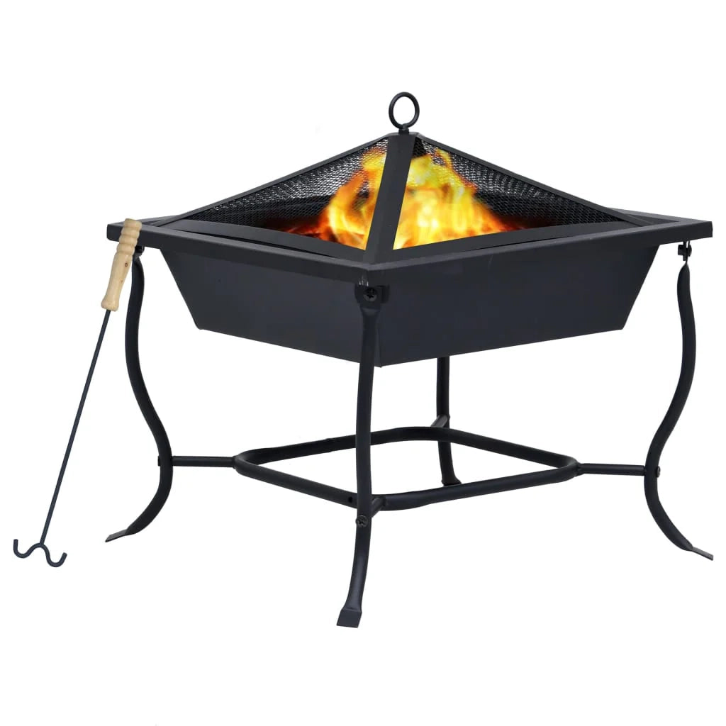 Caminetto 45 x 45 x 45 cm acciaio nero 02_0005906
