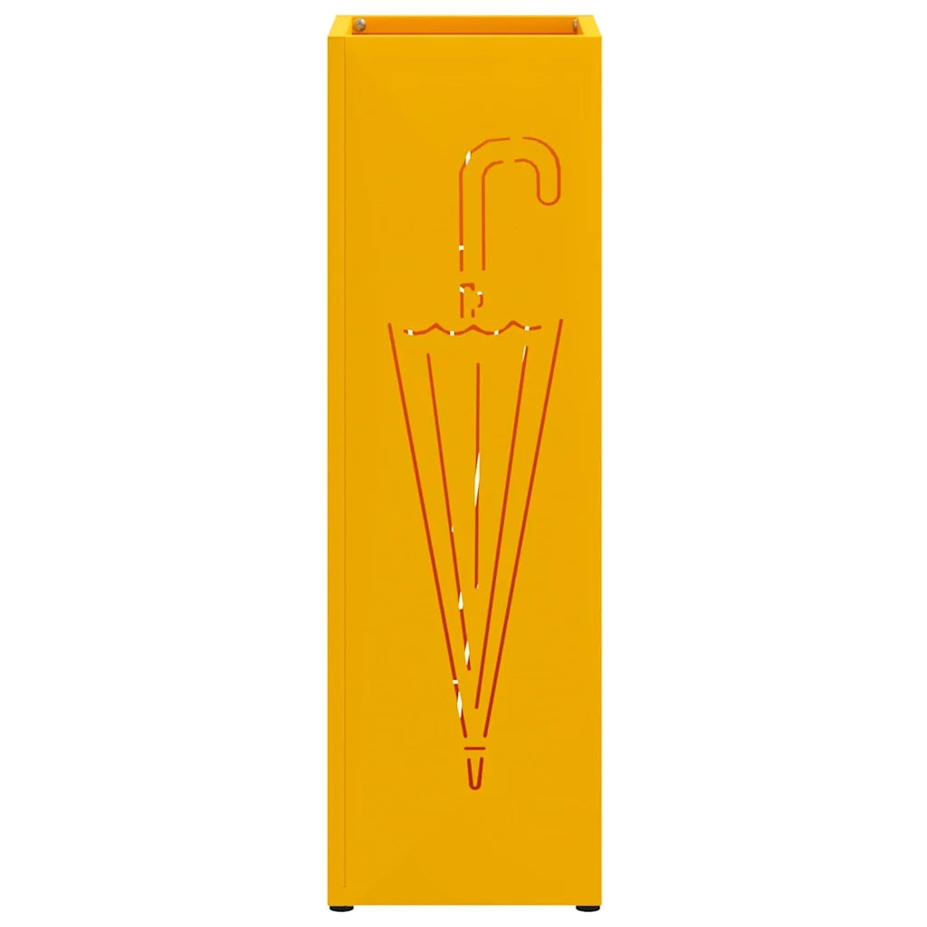 Supporto per Ombrellone Senape 15,5 x 15,5 x 49 cm Metallo 868491