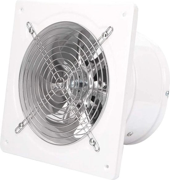 Ventilatore di aspirazione universale 50W a parete per bagno cucina garage soggiorno ufficio - ventilatore di aria potente (220 mm / 87 pollici)