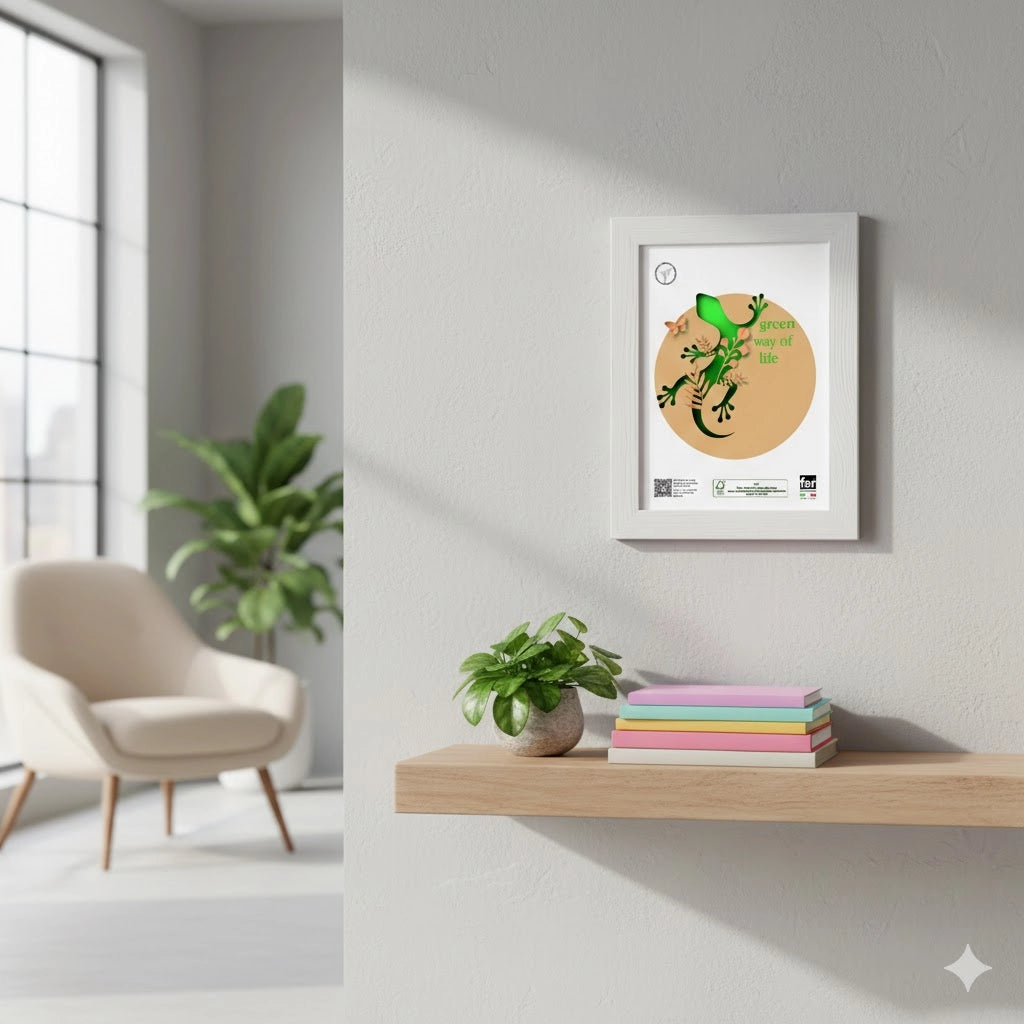 CORNICE 'NEWMAN' cm 30 x 40 - bianco  - BricoGo