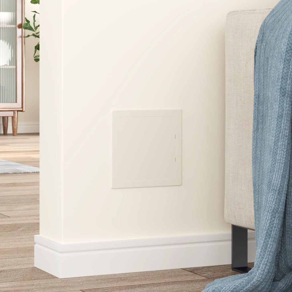 Pannelli di Accesso 2 pz Bianco col.creme+ tetto antracite, tubo argento scuro come campione e link Plastica ABS