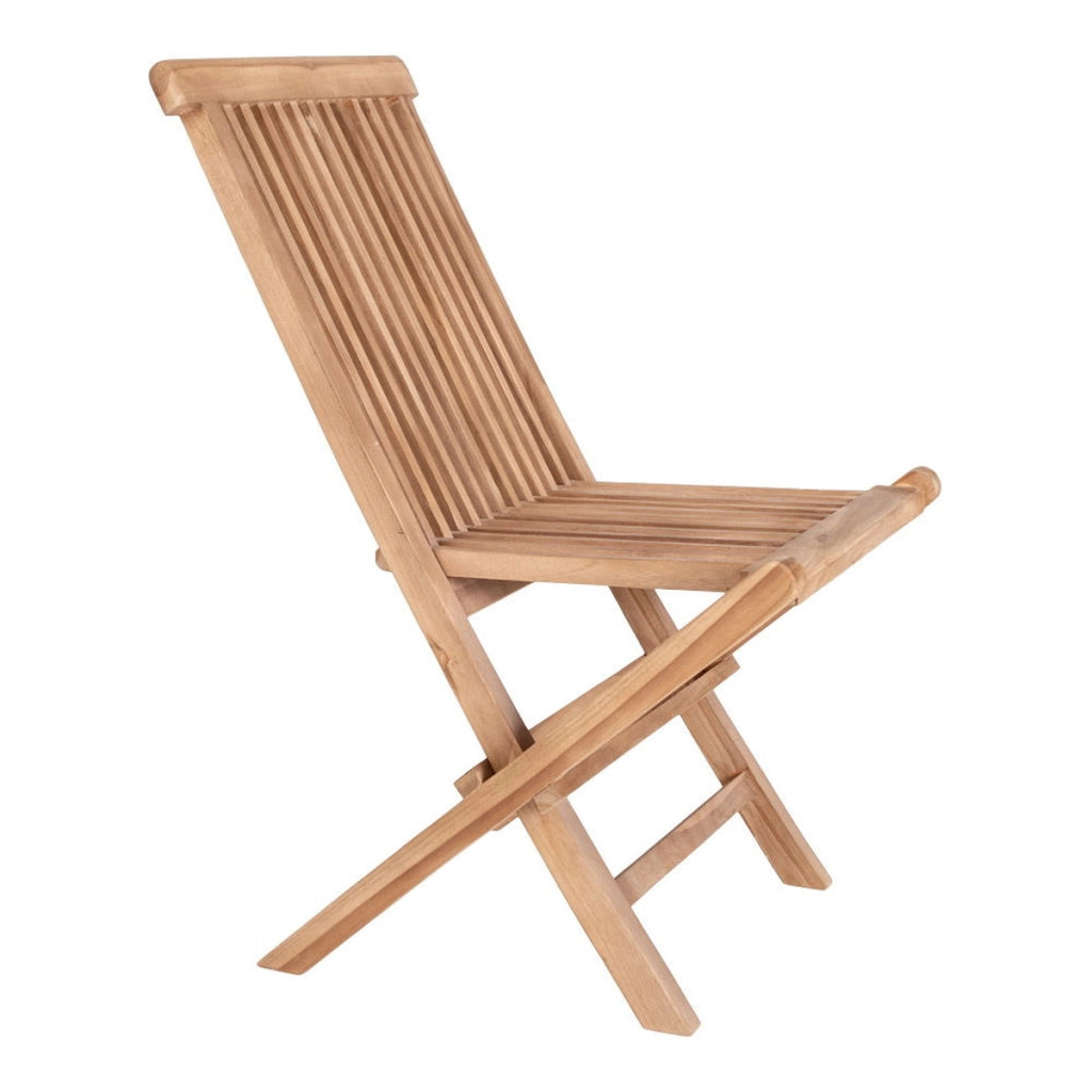Set di 2 Sedie da Giardino Toledo, Marrone, Legno, 62x46x89 cm