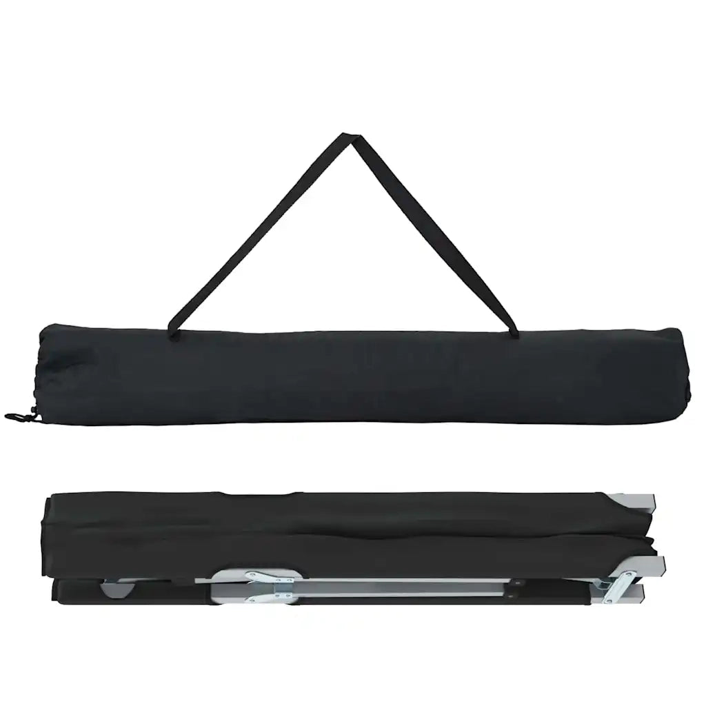 Letto da campeggio pieghevole 2 pz Nero 194 x 62,5 x 42,5 cm CFW1840823