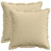 Federa 2 pz HOUTEN Grigio Verde Chiaro 50 x 50 cm corduroy 919093