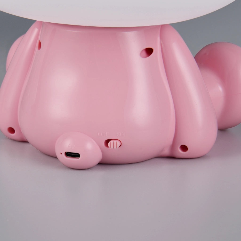LAMPADA DA TAVOLO LED CUTIE 0,3W H26CM ORSO ROSA