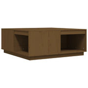 Tavolino da salotto | Tavolino da caff¨¨ | Tavolino da Soggiorno ambra 100x101x40,5cm Legno Massello di Pino