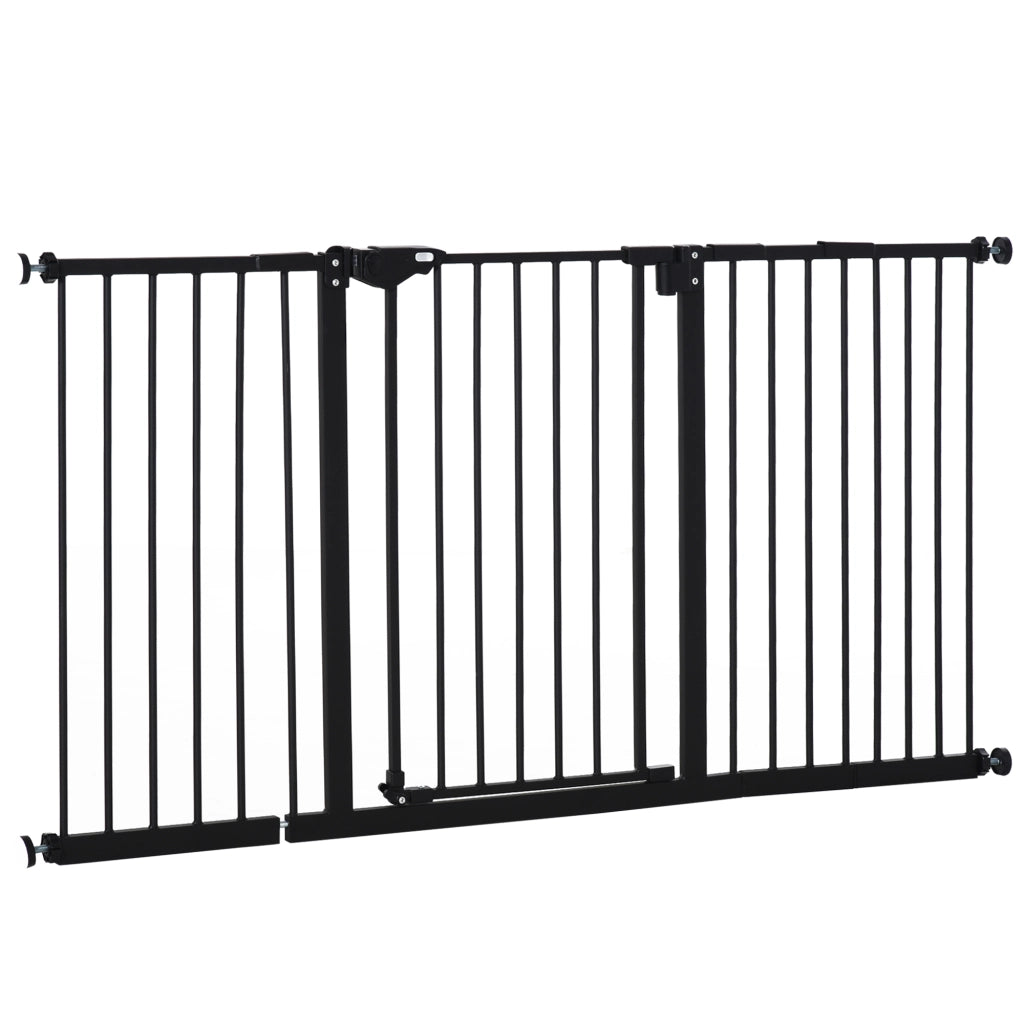 Barriera di Sicurezza Estensibile a Chiusura Automatica ¨C zephmum ¨C 74-147.5x76.2 cm Nero