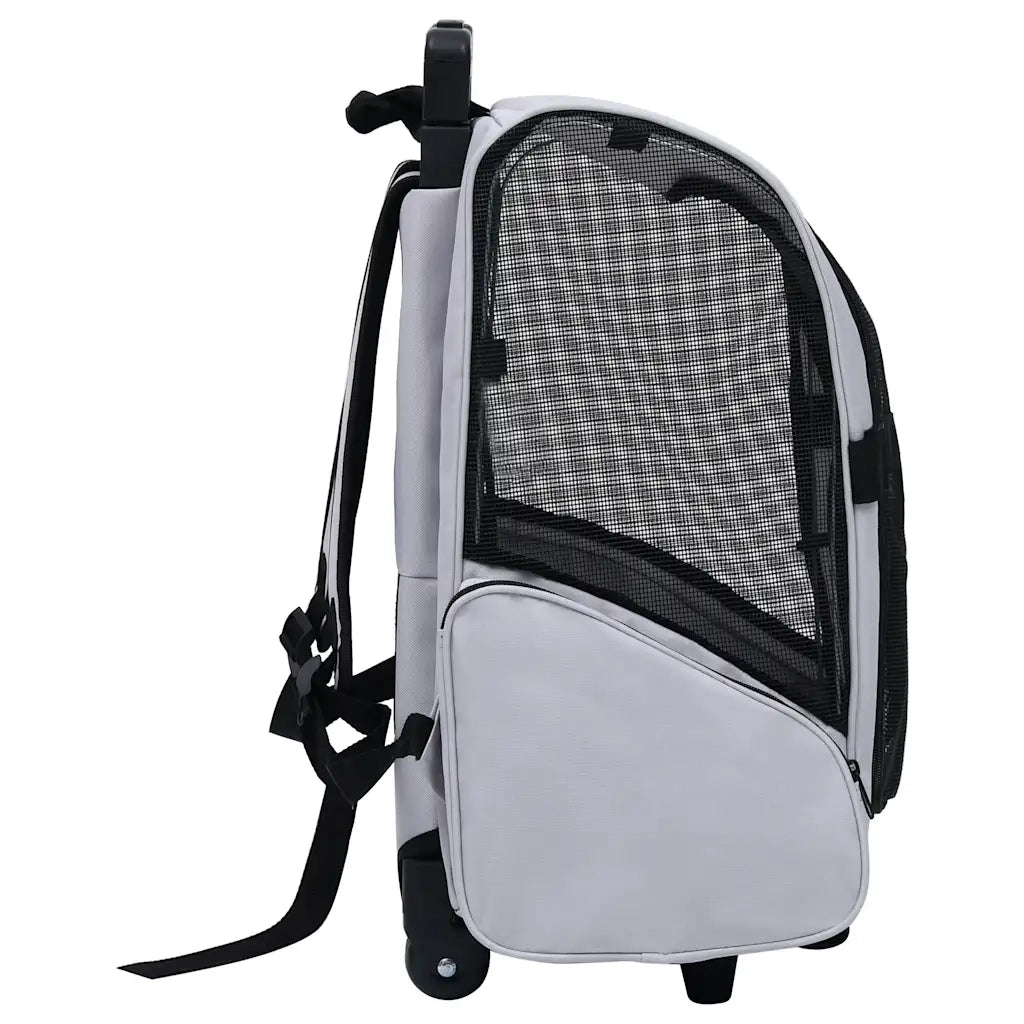 Trolley Trasportino per Animali Pieghevole Multifunzione Grigiocod mxl 79393