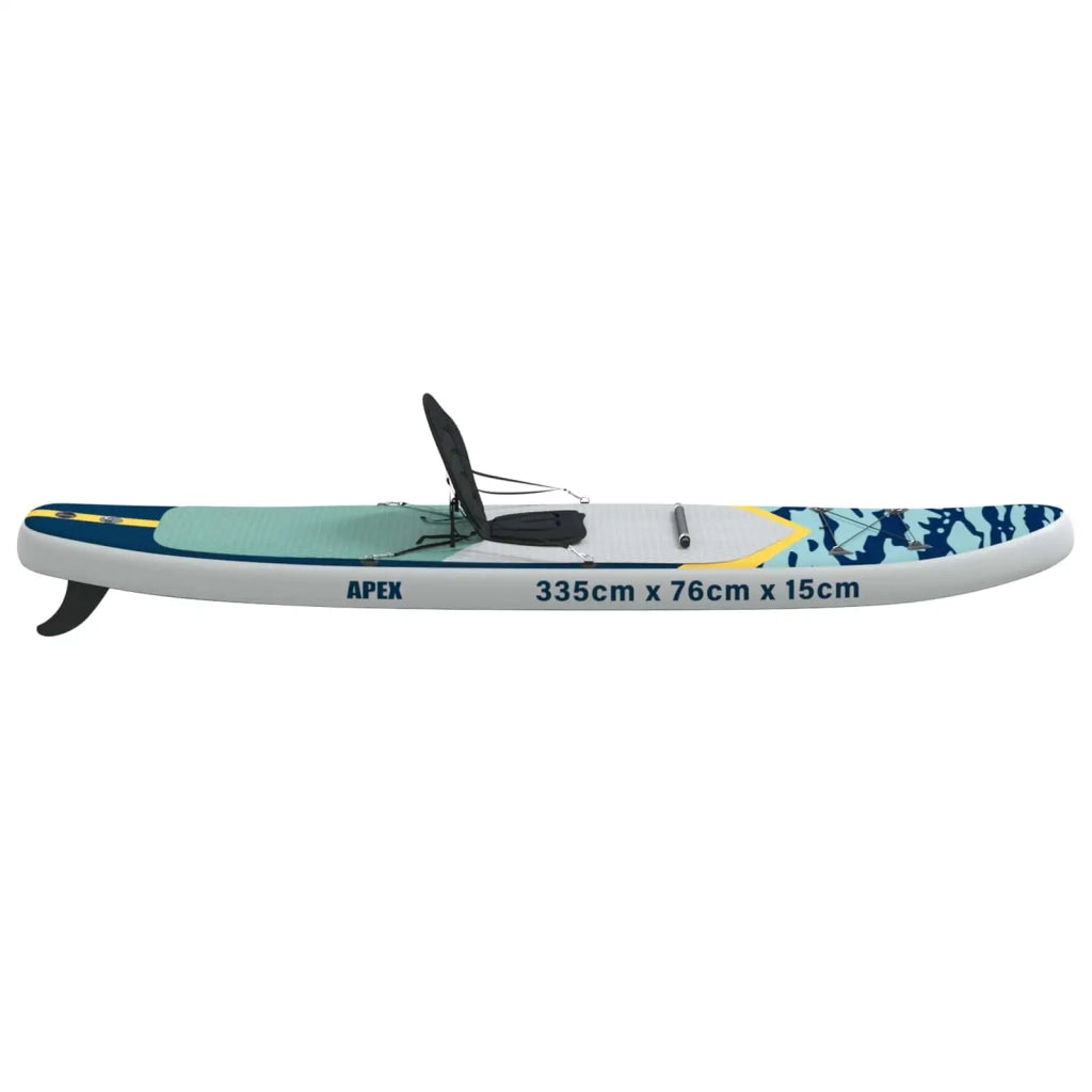 SUP Board con Seggiolino 2-in-1 APEX 335 x 76 x 15 cm Blu per 42039132