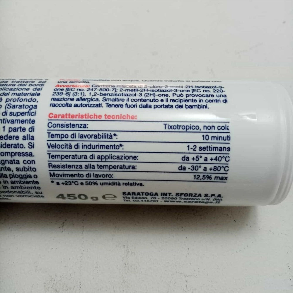 Saratoga 450gr silicone sigillante acrilico grigio medio verniciabile