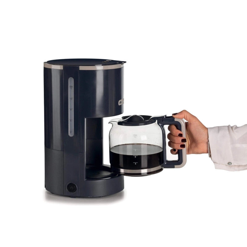Macchina per caffè americano 12 tazze, filtro lavabile, indicatore luminoso - Dark & Sahara Grey