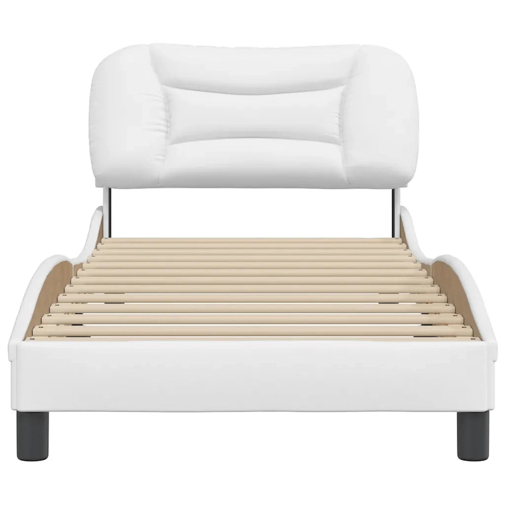 Giroletto senza Materasso Hvar Bianco 90x190 cm in Similpelle 3207968