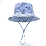 Cappello da sole per bambini - 52 cm protezione solare per bambini - unisex - cappello estivo per bambini - primavera e estate cappello da sole con stampa cartoon - cappello da sole regolabile con elastico