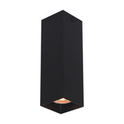 Faretto soffitto nero quadrato 17 cm GU10 Italux Ander