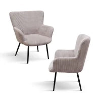 PAZZO DESIGN Poltrona Titti Rosa, rivestimento in velluto