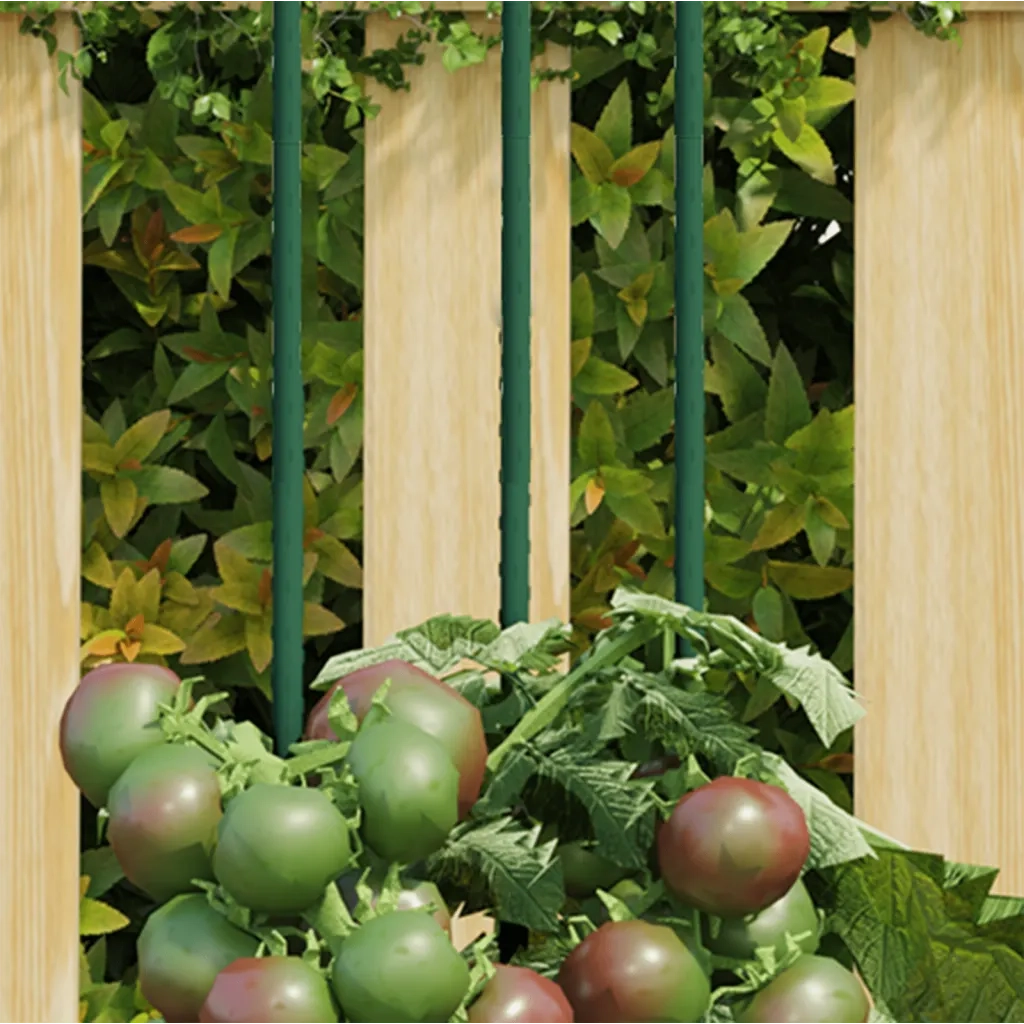 Supporti per Piante da Giardino 30 pz Verde 60 cm Acciaio CFW1374803