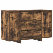 Credenza | Madia | Buffet da pranzo | Armadio da pranzo Rovere fum¨¦ 120 x 41 x 75 cm Legno multistrato