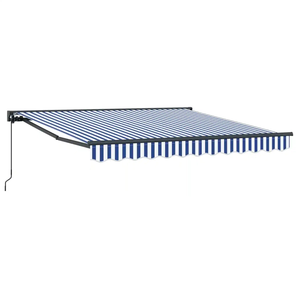 Struttura della tenda-Telaio per tenda da sole Blu e Bianco 300 x 250 cm 423621
