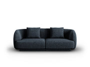 Cosmopolitan Design - Divano "Tulum" 2 posti in ciniglia blu reale 