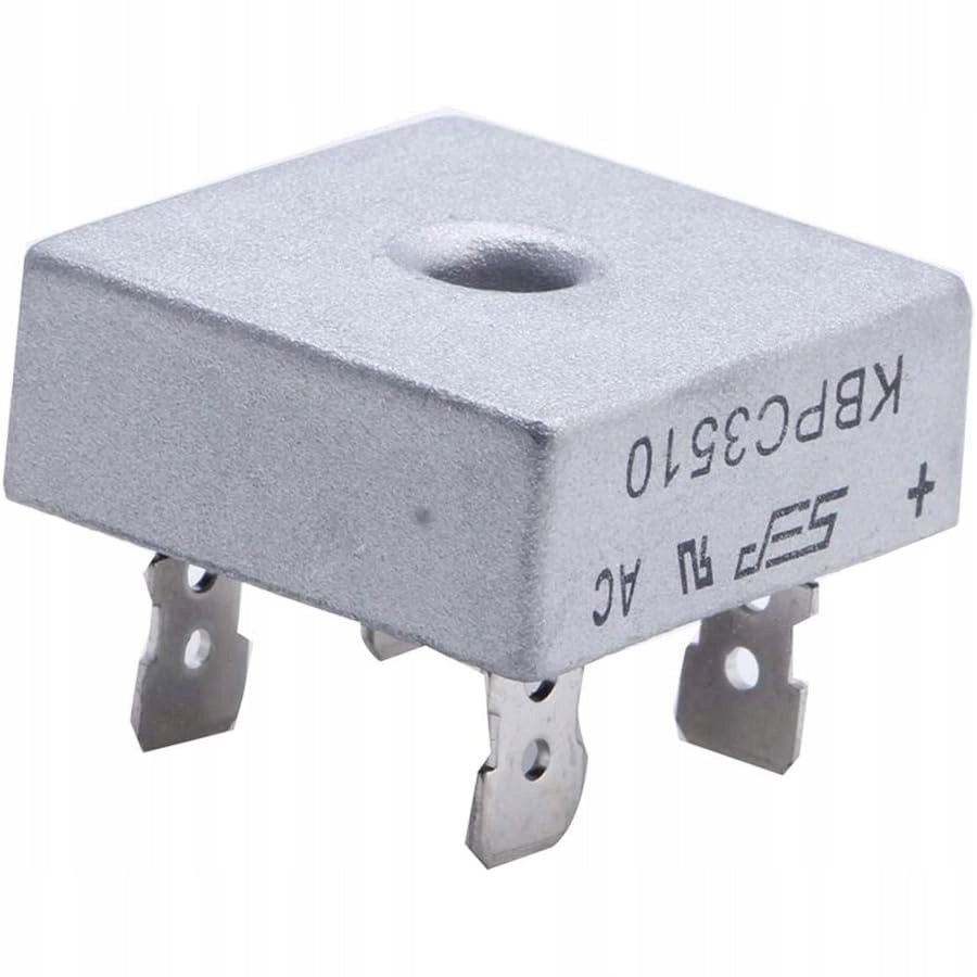 Ponte Raddrizzatore KBPC5010 – Corrente Massima 50A, Tensione 1000V | Dimensioni 29x29x11mm