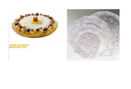 Vassoio diamante 33cm conf.10 pezzi 5735 gp plast vassoio per torta