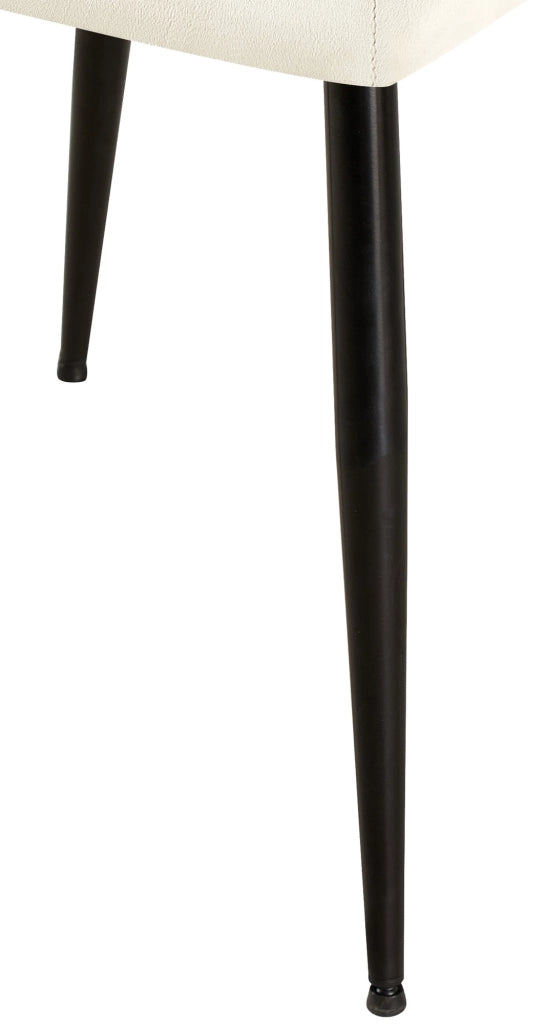 Sedia visitatore Emia Velluto,crema