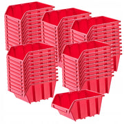 Set di 50 vassoi portaoggetti per officina KADAX, dimensioni 195x120 mm.